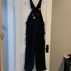 Carhartt black overalls